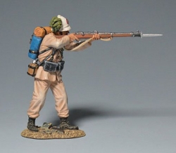 PGIT6001A Italian Bersaglieri Standing Firing (Khaki) 
